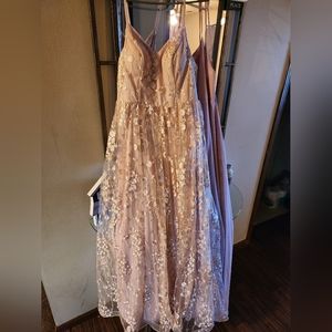 Pink formal dress